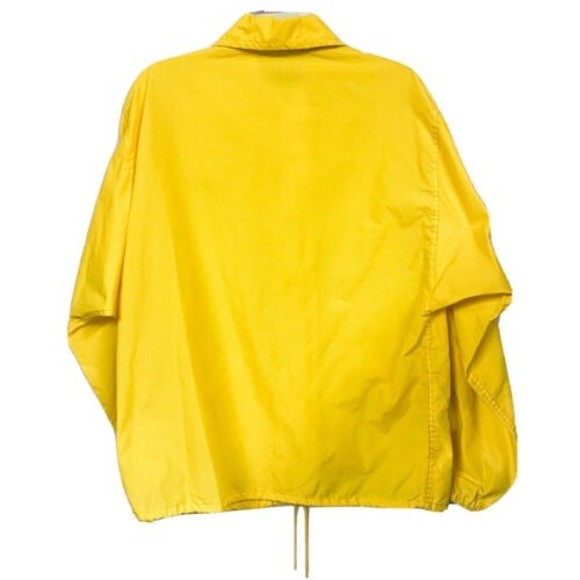 Vintage 1970's Boy Scouts Nylon Windbreaker Jacket Adult Size Small Yellow - Picture 3 of 5